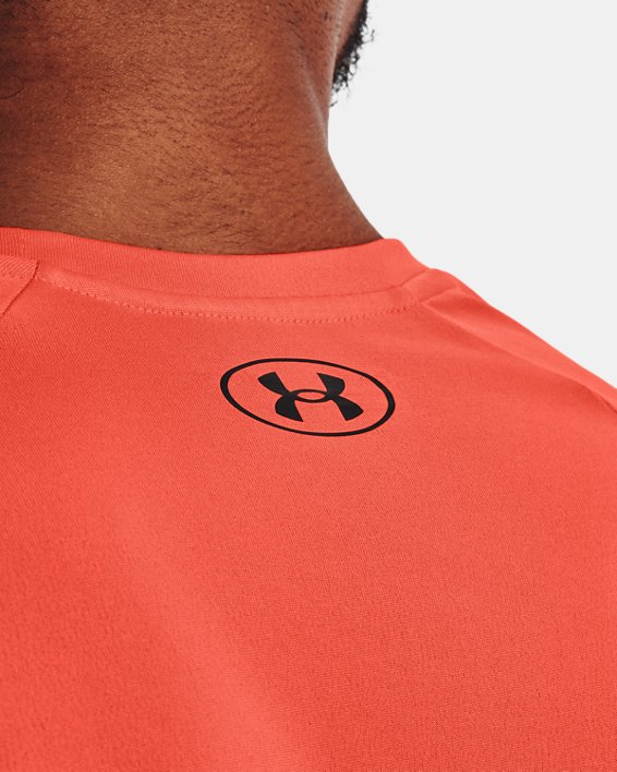 Herren UA Tech™ Langarm-Shirt, Orange, pdpMainDesktop image number 3